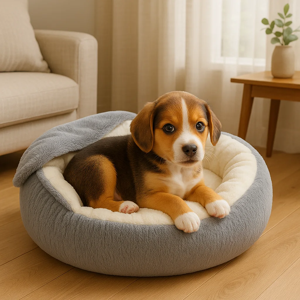 hoodie cuddler pet bed